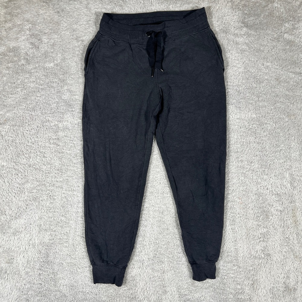 Athleta Balance Jogger Womens S Black Tencel Cotton Blend Sweatpants 1904